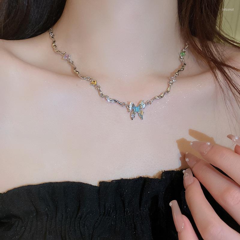 Choker KAITIN Diamond Butterfly Necklace For Women 2023 In Luxury Designer Aesthetic Chokers Y2k Fashion Accessories
Choker KAITIN Diamond Butterfly Necklace For Women 2023 In Luxury Designer Aesthetic Chokers Y2k Fashion Accessories