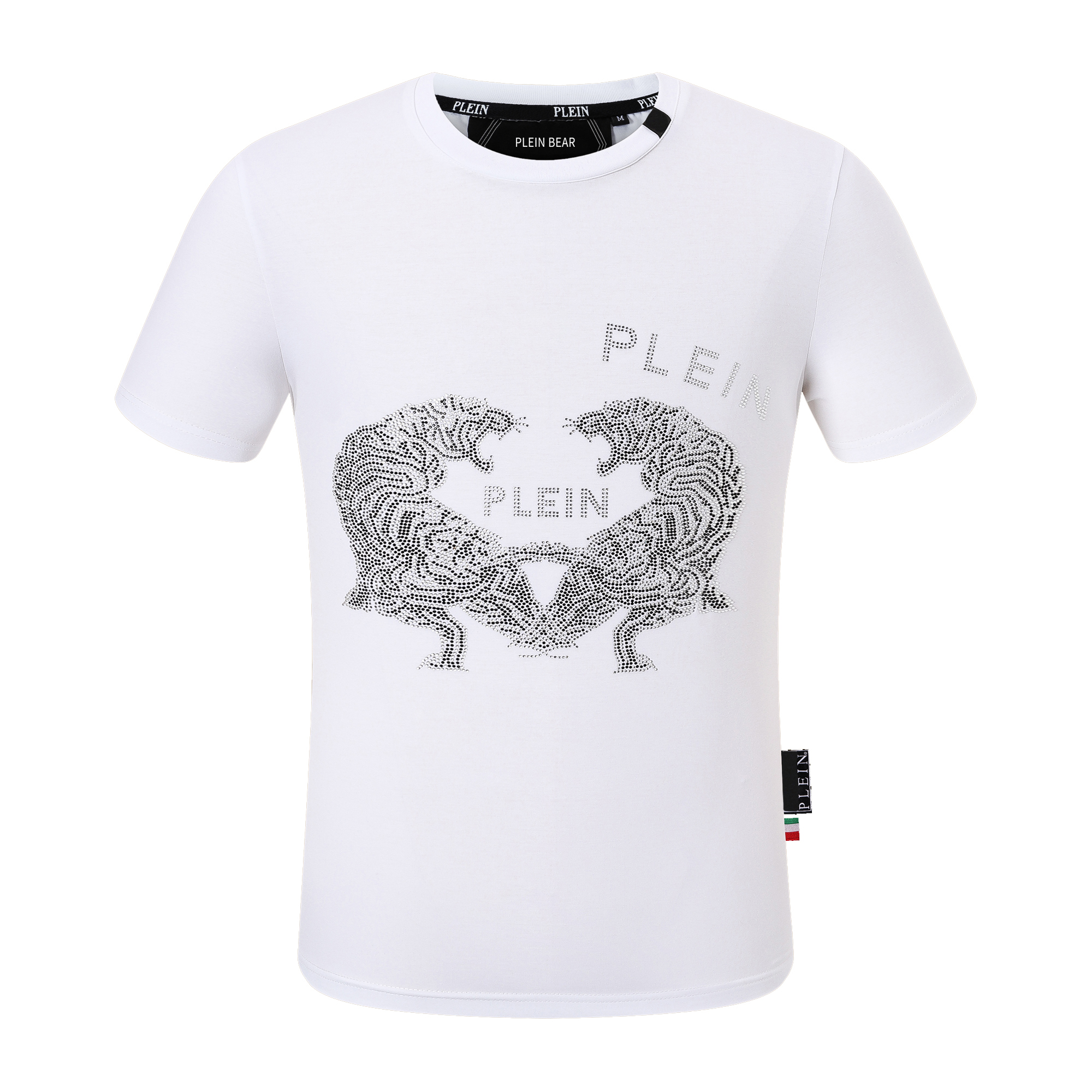 PLEIN BEAR T SHIRT Mens Designer Tshirts Brand Clothing Rhinestone PP Skulls Men T-SHIRT ROUND NECK SS SKULL Hip Hop Tshirt Top Tees 161297, White
PLEIN BEAR T SHIRT Mens Designer Tshirts Brand Clothing Rhinestone PP Skulls Men T-SHIRT ROUND NECK SS SKULL Hip Hop Tshirt Top Tees 161297, White