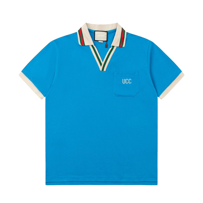mens polos t shirt fashion embroidery short sleeves tops turndown collar tee casual polo shirts M-3XL#91
mens polos t shirt fashion embroidery short sleeves tops turndown collar tee casual polo shirts M-3XL#91