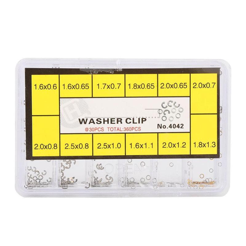 Watch Repair Kits Tools & 360pcs Washer Clip Spacer Ring 12 Sizes Pusher Button Circlip Kit For Chronograph Accessories PartsRepair
Watch Repair Kits Tools & 360pcs Washer Clip Spacer Ring 12 Sizes Pusher Button Circlip Kit For Chronograph Accessories PartsRepair
