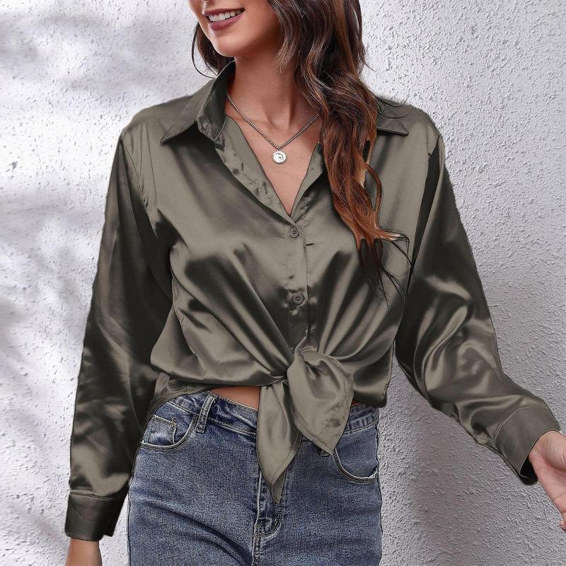 Women's Blouses 2023 Autumn Fashion Button Up Satin Silk Shirt Vintage Blouse Women White Lady Long Sleeves Female Loose Street Shirts, Purple
Women's Blouses 2023 Autumn Fashion Button Up Satin Silk Shirt Vintage Blouse Women White Lady Long Sleeves Female Loose Street Shirts, Purple