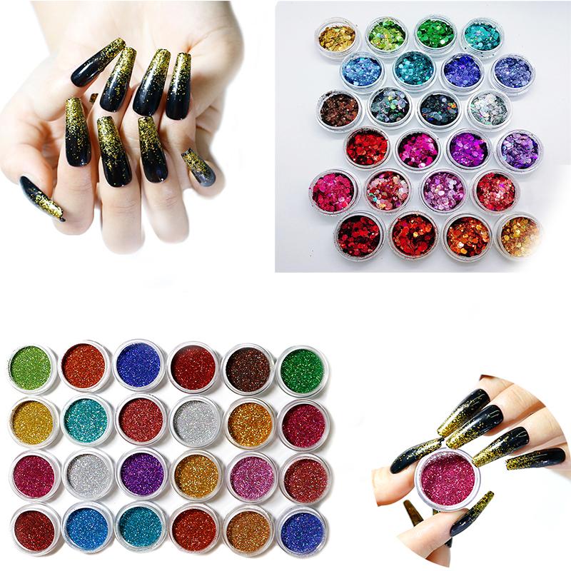 Nail Glitter 24box Flakes Irregular Sequins For Nails Art Powder Shinny Paillette Decoration Manicure Accessories SequinsNail
Nail Glitter 24box Flakes Irregular Sequins For Nails Art Powder Shinny Paillette Decoration Manicure Accessories SequinsNail