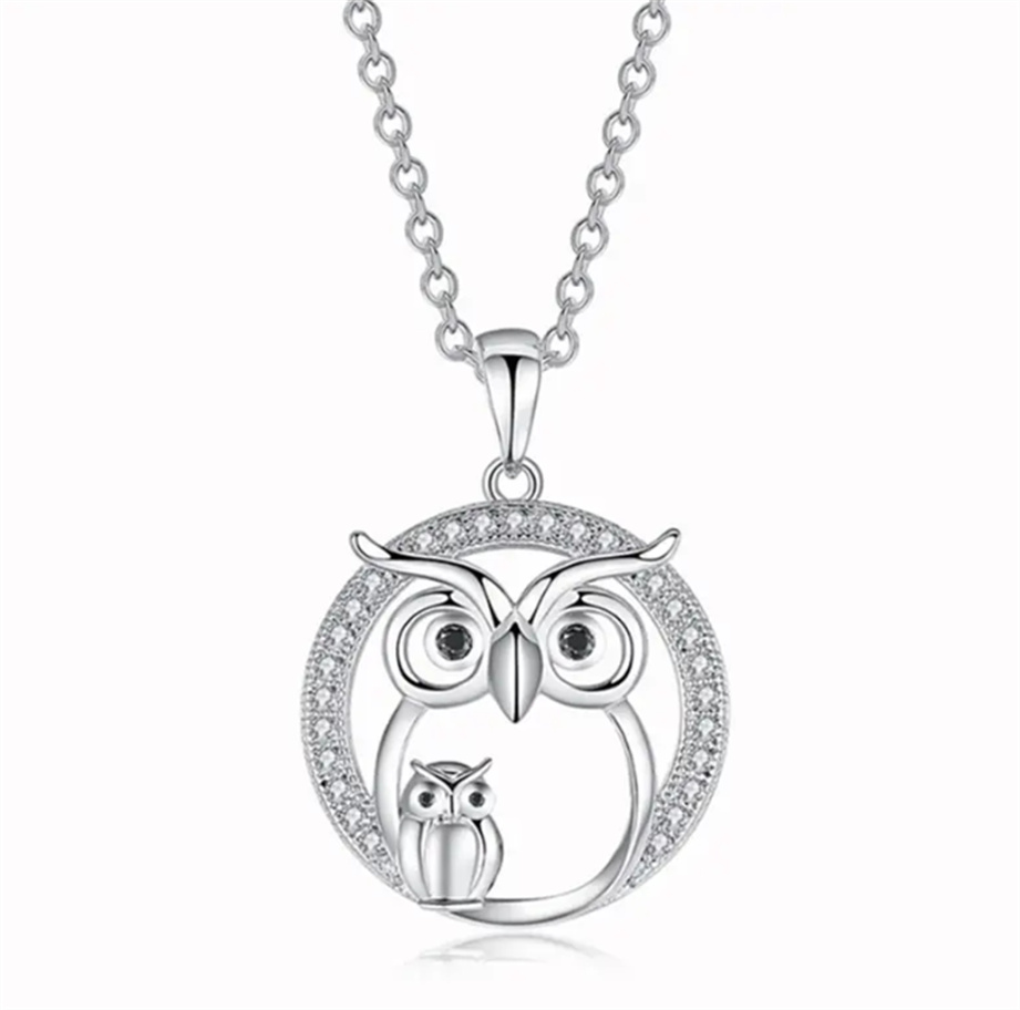 Exquisite And Elegant Hollow Owl Animal Necklace Fashion Gifts For Women Simple Personality Design Pentagram Zircon Bracelet Women's Fine Jewelry Birthday Gift
Exquisite And Elegant Hollow Owl Animal Necklace Fashion Gifts For Women Simple Personality Design Pentagram Zircon Bracelet Women's Fine Jewelry Birthday Gift
