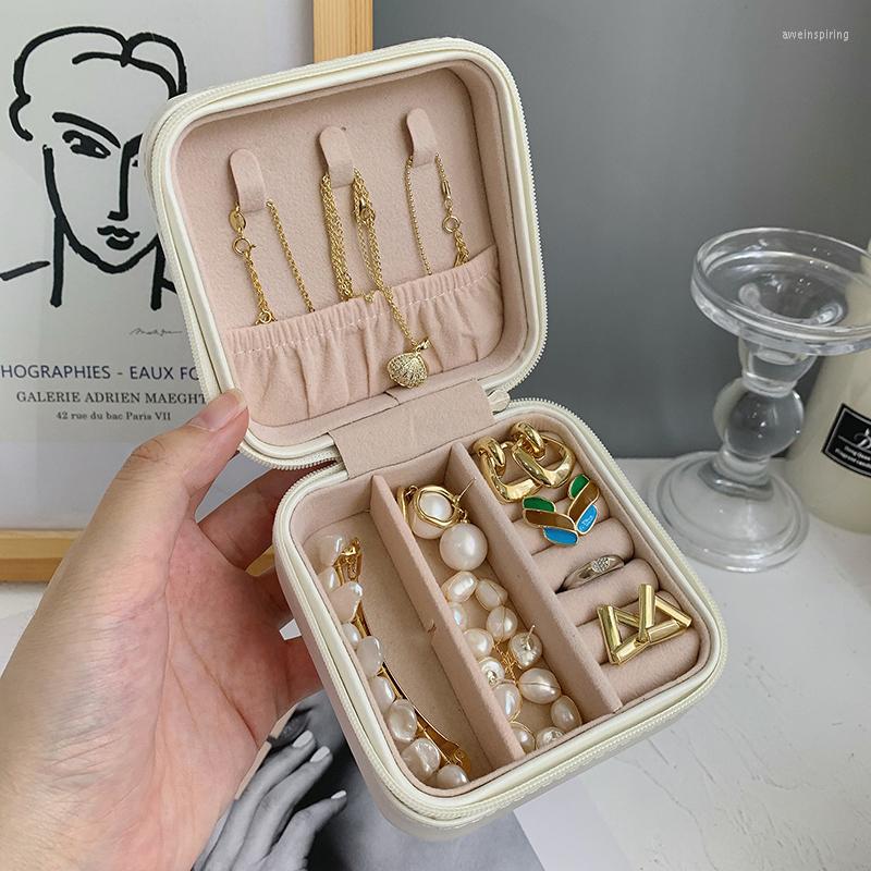 Jewelry Pouches Portable Storage Box Candy Color Travel Organizer Case Earrings Necklace Ring Display
Jewelry Pouches Portable Storage Box Candy Color Travel Organizer Case Earrings Necklace Ring Display