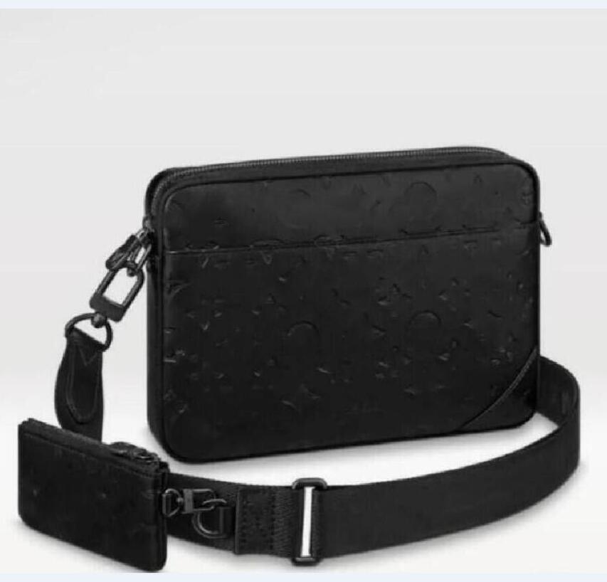 Men Fashion Casual Designe Luxury Messenger Bag Crossbody Shoulder Bags High Quality 5A Genuine Leather Purse Pouch wallet Embossed Men's should bags Black, Grey
Men Fashion Casual Designe Luxury Messenger Bag Crossbody Shoulder Bags High Quality 5A Genuine Leather Purse Pouch wallet Embossed Men's should bags Black, Grey