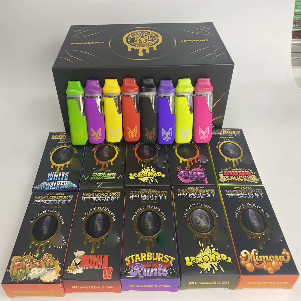 Muha Meds Disposable E-cigarettes vape pens 1ml pod 380mAh Rechargeable Battery Empty Vapes Pen not prefilled
Muha Meds Disposable E-cigarettes vape pens 1ml pod 380mAh Rechargeable Battery Empty Vapes Pen not prefilled