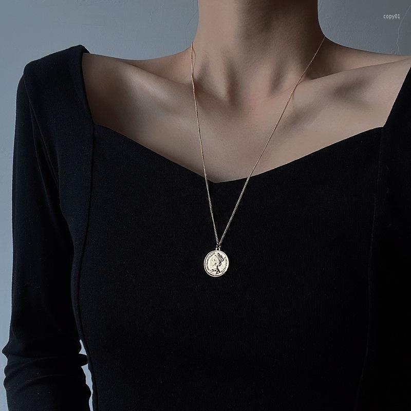 Pendant Necklaces VSnow Creative Circle Geometric Queen Portrait Necklace For Women Stylish Gold Color Metal Jewelry Accessories
Pendant Necklaces VSnow Creative Circle Geometric Queen Portrait Necklace For Women Stylish Gold Color Metal Jewelry Accessories