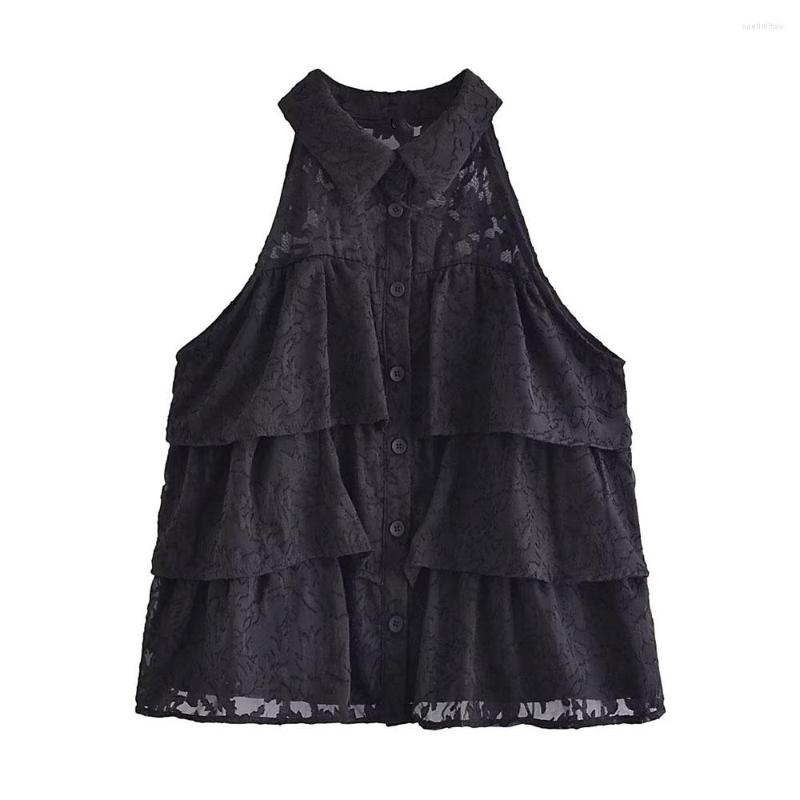 Women's Blouses Women's 2023 Summer Fashion Embroidered Jacquard Sleeveless Shirt Vintage Single Breasted Casual And Unique Female, Black
Women's Blouses Women's 2023 Summer Fashion Embroidered Jacquard Sleeveless Shirt Vintage Single Breasted Casual And Unique Female, Black
