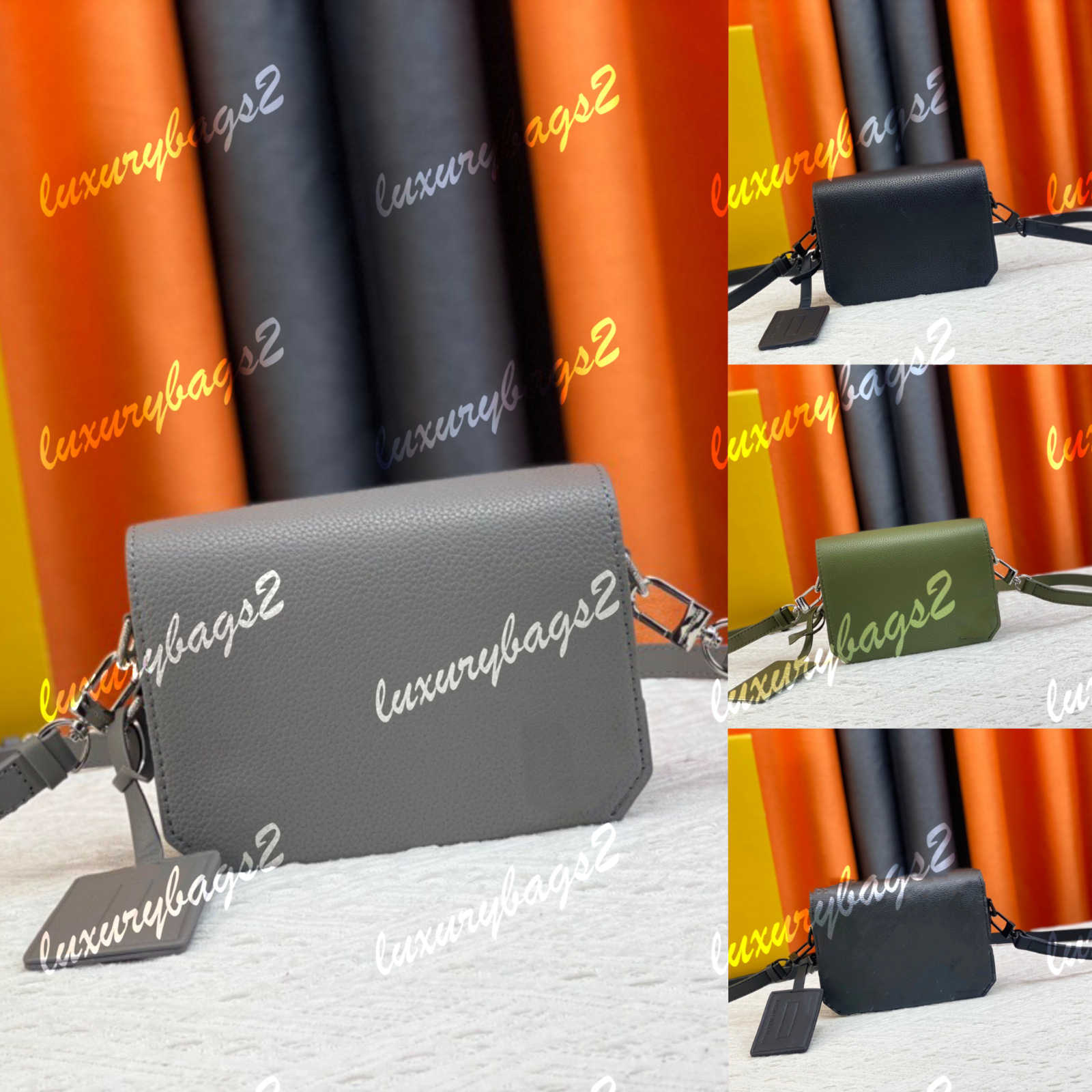Aergram Luxurys Men Messenger Bags Mens Houlder Bag Designer Bags 4 Colors Flap Crossbody 17.2cm M882085 M82086 Man Cross Body, Black flowers
Aergram Luxurys Men Messenger Bags Mens Houlder Bag Designer Bags 4 Colors Flap Crossbody 17.2cm M882085 M82086 Man Cross Body, Black flowers