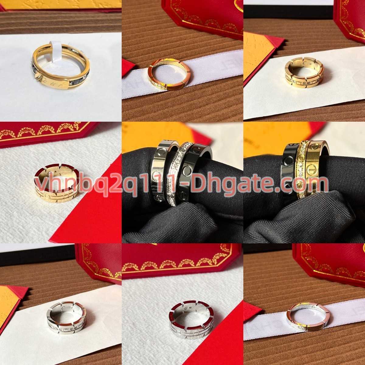 Stamp Love Ring Luxury Jewelry Designer Rings Women Charms Stainless Steel Wedding Supplies Black White 18K Gold Plated, 11
Stamp Love Ring Luxury Jewelry Designer Rings Women Charms Stainless Steel Wedding Supplies Black White 18K Gold Plated, 11