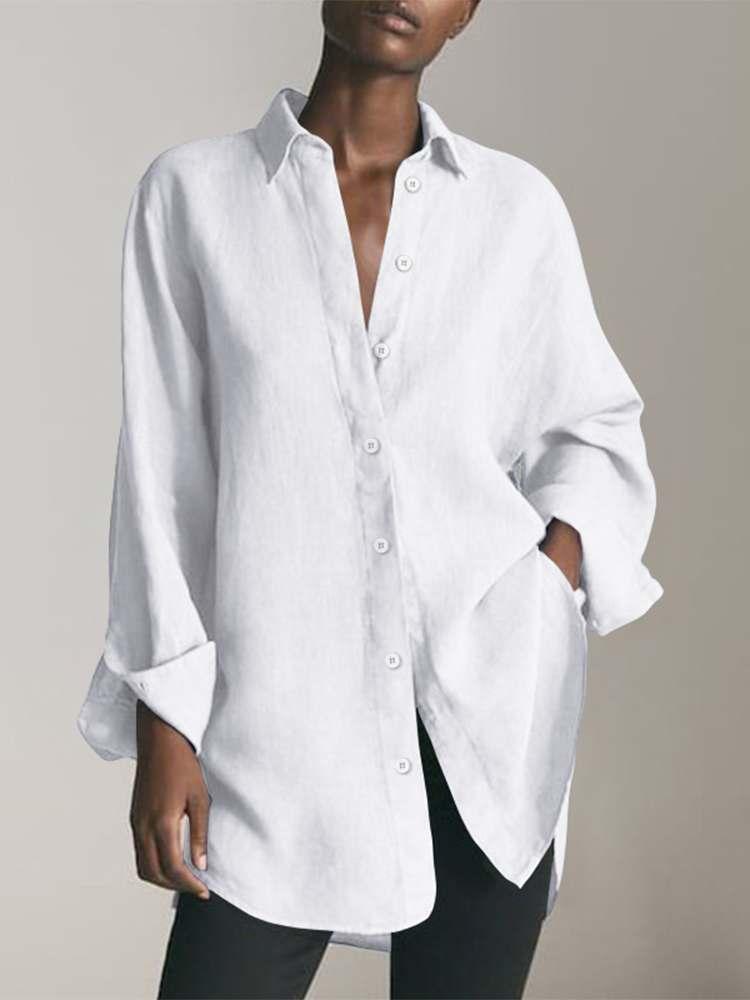 Shirts Casual Long Sleeve Solid Shirts Women Sexy Baggy Tops 2023 VONDA Ladies Party Tops Tunic Female Blusas Femininas Blouses, White
Shirts Casual Long Sleeve Solid Shirts Women Sexy Baggy Tops 2023 VONDA Ladies Party Tops Tunic Female Blusas Femininas Blouses, White