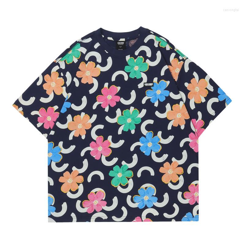 Men's T Shirts Fashion Flower Printed Oversized Hip Hop High Street Floral Harajuku Y2K Tees Loose Fit Short Sleeve Tshirt, Blue
Men's T Shirts Fashion Flower Printed Oversized Hip Hop High Street Floral Harajuku Y2K Tees Loose Fit Short Sleeve Tshirt, Blue