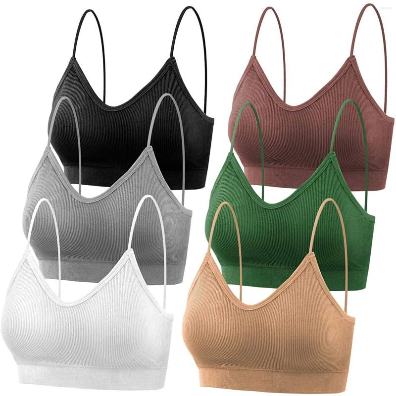 Camisoles & Tanks 6pcs Women Sexy Crop Tops Tube Top Thread U-back Sling Wrapped Chest Vest Female Seamless Sports Lingerie Bra Bandeau Low, Multi
Camisoles & Tanks 6pcs Women Sexy Crop Tops Tube Top Thread U-back Sling Wrapped Chest Vest Female Seamless Sports Lingerie Bra Bandeau Low, Multi