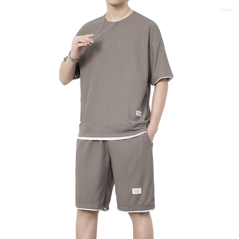 Men's Sleepwear Young And Middle-aged Men's Pajamas Set Summer Short-sleeved Shorts Sports 2023 Casual Loose Home Clothes Student, W-1144
Men's Sleepwear Young And Middle-aged Men's Pajamas Set Summer Short-sleeved Shorts Sports 2023 Casual Loose Home Clothes Student, W-1144