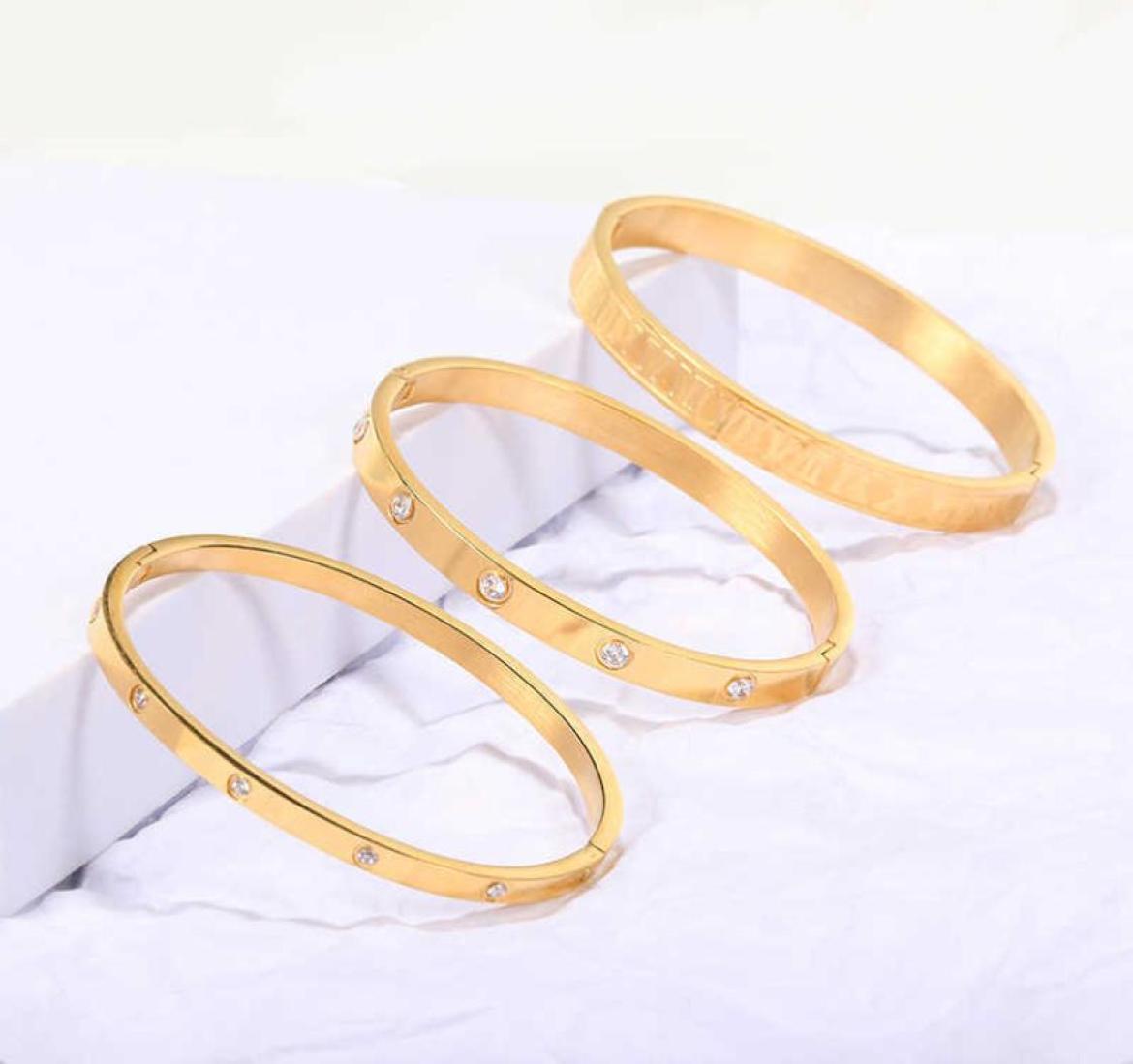 Wedding Jewelry Bangle Classic Zircon Set Stainls Steel Roman Digital Snap Open Couple Bracelet Valentine039s Day Gifts8240007
Wedding Jewelry Bangle Classic Zircon Set Stainls Steel Roman Digital Snap Open Couple Bracelet Valentine039s Day Gifts8240007