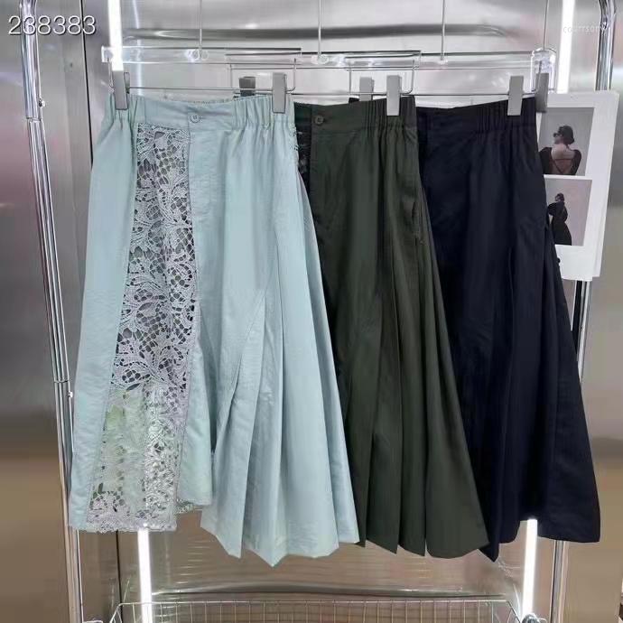 Skirts 2023 Fashion Good Quality Runway Spring Summer Water Soluble Carved Design Patchwork Pleated Half Elastic Mid-length Skirt, Photo color
Skirts 2023 Fashion Good Quality Runway Spring Summer Water Soluble Carved Design Patchwork Pleated Half Elastic Mid-length Skirt, Photo color