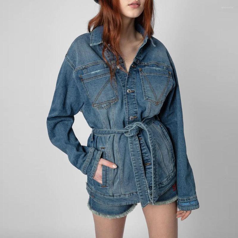 Women's Jackets Women Back Print Denim Coat Turn-down Collar Long Sleeve Fashion Lady Casual Jacket 2023
Women's Jackets Women Back Print Denim Coat Turn-down Collar Long Sleeve Fashion Lady Casual Jacket 2023