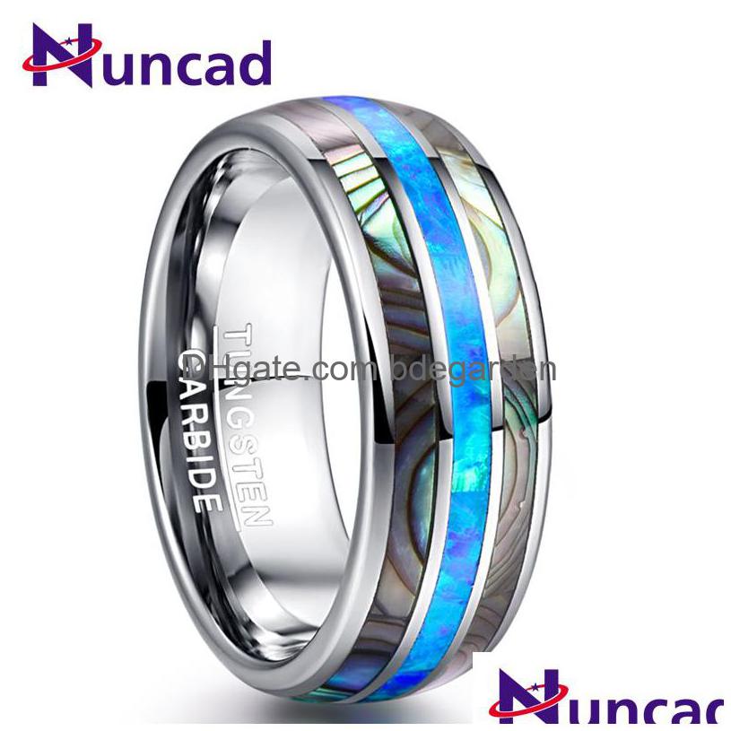 Band Rings Nuncad 8Mm Blue Opal Tungsten Carbide Inlaid Natural Shells Anniversary Party Jewelry Gift Sier Color Drop Delivery Ring Dhlyu
Band Rings Nuncad 8Mm Blue Opal Tungsten Carbide Inlaid Natural Shells Anniversary Party Jewelry Gift Sier Color Drop Delivery Ring Dhlyu