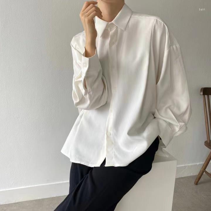 Women's Blouses Korean Chic Back Pleated Design Blusas Mujer Loose Casual Shirts Lapel Long Sleeve Tops Spring Shirt WD16, Photo color
Women's Blouses Korean Chic Back Pleated Design Blusas Mujer Loose Casual Shirts Lapel Long Sleeve Tops Spring Shirt WD16, Photo color