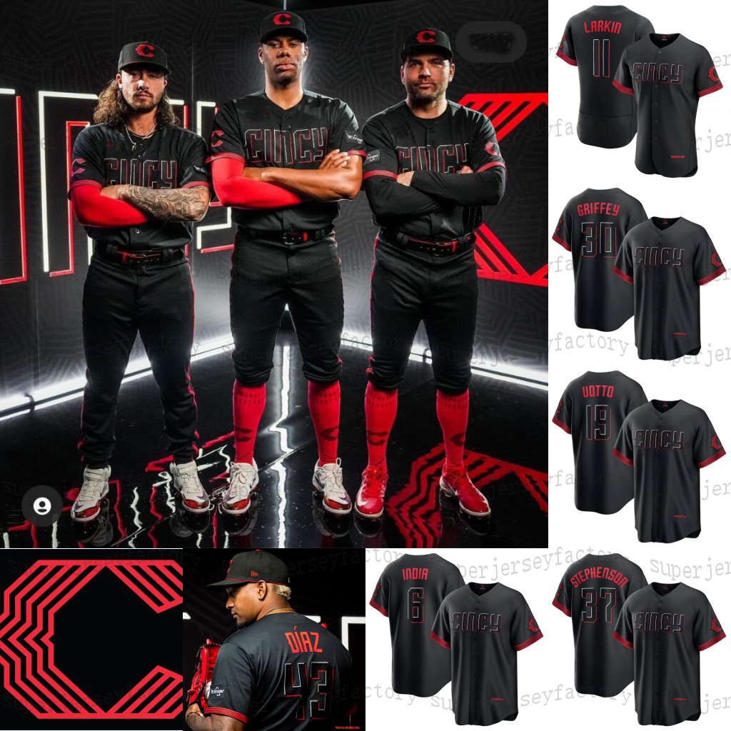 Reds 2023 City Connect Jersey Joey Votto Jonathan India Tyler Stephenson Spencer Steer Jake Fraley TJ Friedl Graham Ashcraft Jose Barrero Kevin Newman Wil Myers, Youth s-xl
Reds 2023 City Connect Jersey Joey Votto Jonathan India Tyler Stephenson Spencer Steer Jake Fraley TJ Friedl Graham Ashcraft Jose Barrero Kevin Newman Wil Myers, Youth s-xl