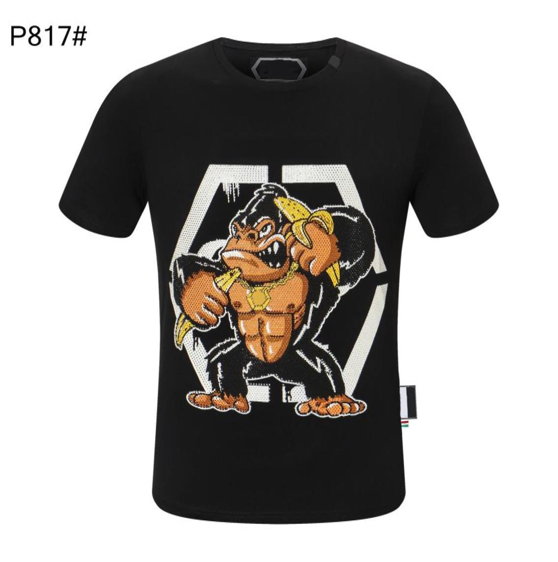 European American Fashion luxury TShirt men t shirt skull tshirt PP phillip plain Tshirts Round neck embroidery designs Couples T7368424, Blue
European American Fashion luxury TShirt men t shirt skull tshirt PP phillip plain Tshirts Round neck embroidery designs Couples T7368424, Blue
