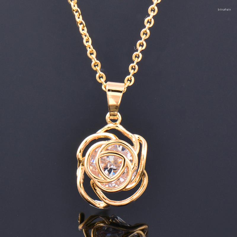 Pendant Necklaces LEEKER Cubic Zirconia Inside Hollow Rose Flower Necklace Choker Link Chain For Women Jewelry 2023 Trend ZD1 XS2
Pendant Necklaces LEEKER Cubic Zirconia Inside Hollow Rose Flower Necklace Choker Link Chain For Women Jewelry 2023 Trend ZD1 XS2