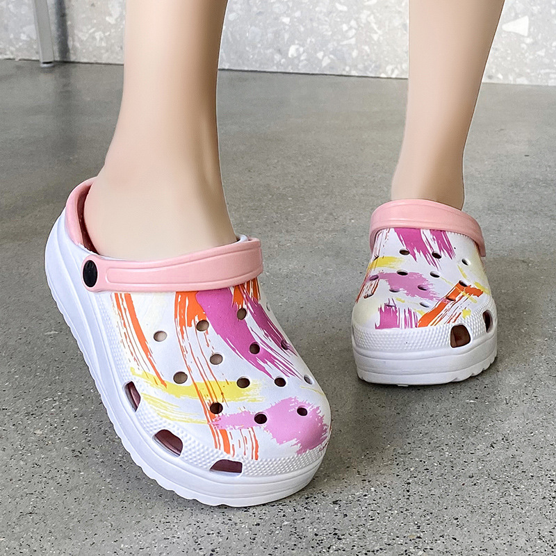 Sandals Shoes Women's Summer Outwear Anti slip Feet Feeling Sandals Women's Leisure Soft Sole Beach Thick Sole Slippers F708-2, Black-white
Sandals Shoes Women's Summer Outwear Anti slip Feet Feeling Sandals Women's Leisure Soft Sole Beach Thick Sole Slippers F708-2, Black-white