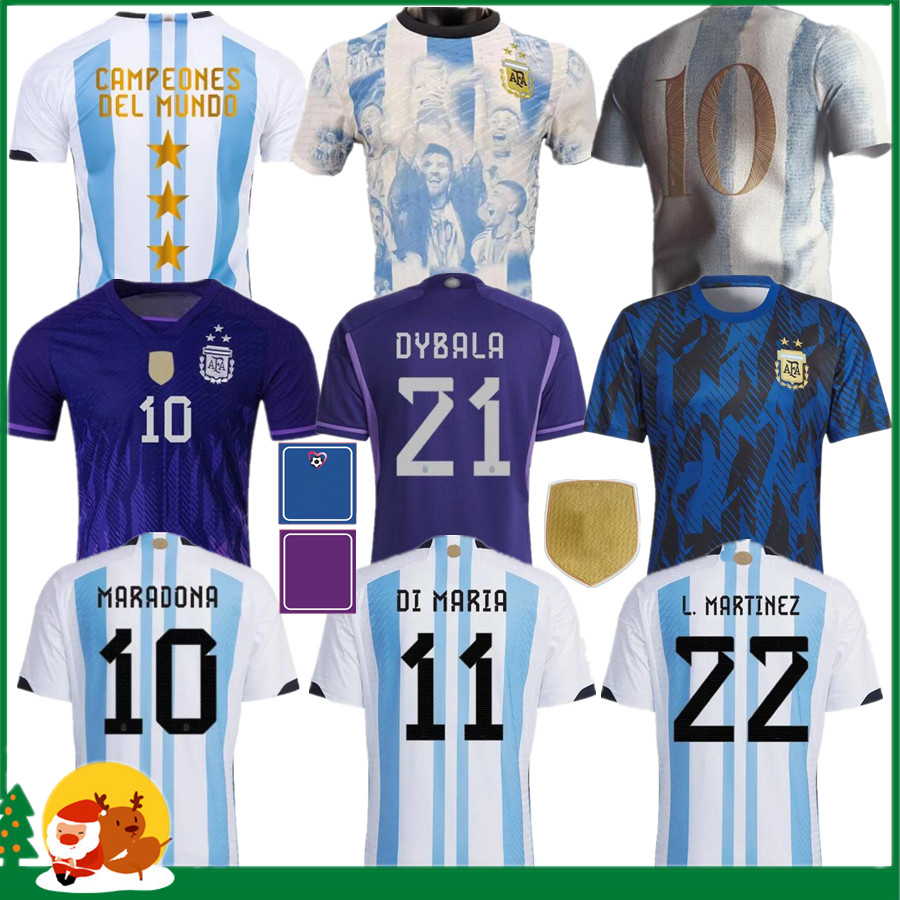 2023 3 stars Argentina MESSIS soccer Jerseys 23 24 DYBALA DI MARIA MARTINEZ DE PAUL MARADONA FERNANDEZ football training wear shirt kids kit / Men / women, 2022 away
2023 3 stars Argentina MESSIS soccer Jerseys 23 24 DYBALA DI MARIA MARTINEZ DE PAUL MARADONA FERNANDEZ football training wear shirt kids kit / Men / women, 2022 away