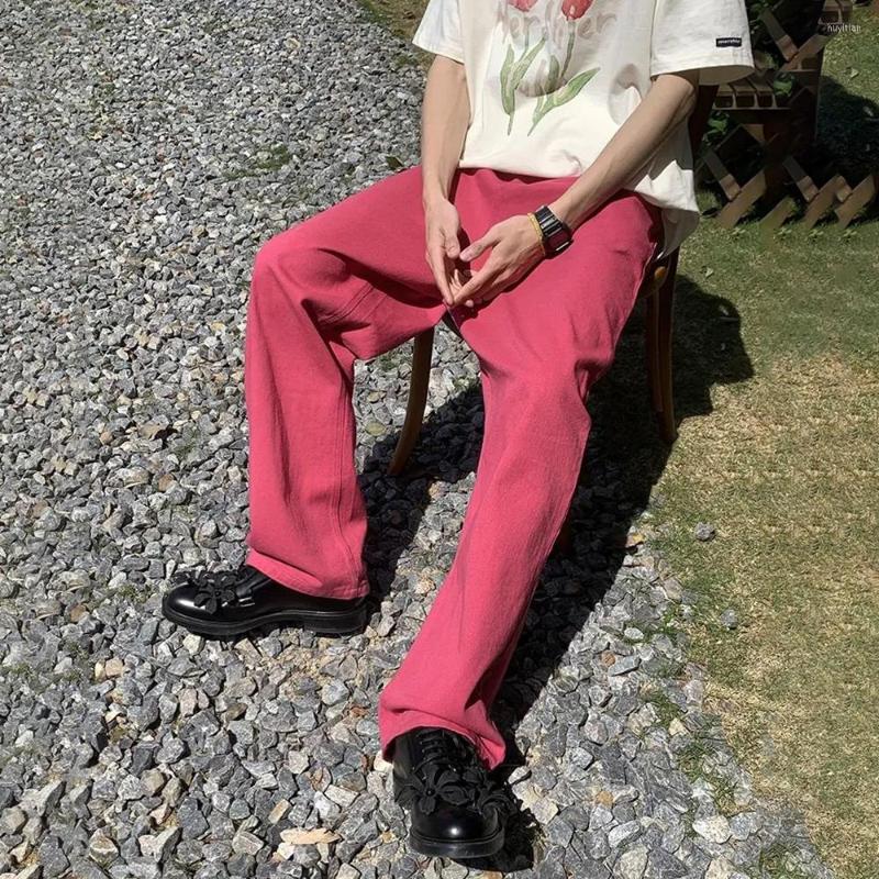 Men' Jeans American High Street Hip-hop Vintage Pink Mens Spring Summer Y2k Solid Wide-leg Pants Loose Straight Trousers
Men' Jeans American High Street Hip-hop Vintage Pink Mens Spring Summer Y2k Solid Wide-leg Pants Loose Straight Trousers