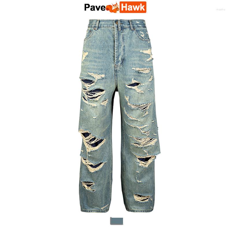 Men's Jeans Hip Hop Ripped Men Distressed Double Layer Baggy Denim Pants Mens Fashion Streetwear Harajuku Y2K Tearing Blue Trousers
Men's Jeans Hip Hop Ripped Men Distressed Double Layer Baggy Denim Pants Mens Fashion Streetwear Harajuku Y2K Tearing Blue Trousers