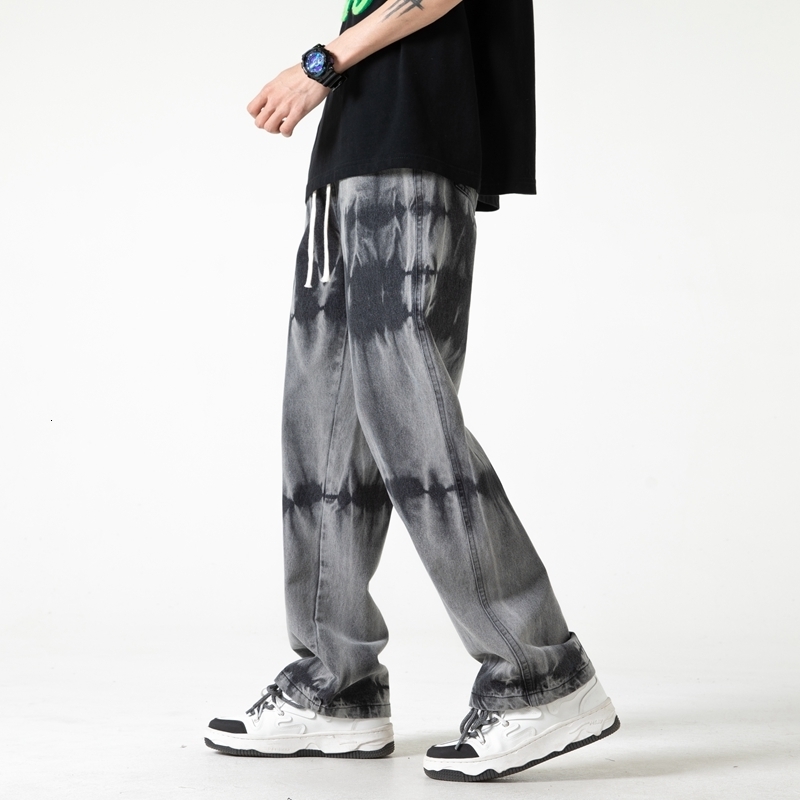 Men's Pants Washed Jeans Casual TieDye High Street Straight Wide Leg Men Streetwear Hip Hop Elastic Waist Denim Oversized M5xl 230512, Denim black
Men's Pants Washed Jeans Casual TieDye High Street Straight Wide Leg Men Streetwear Hip Hop Elastic Waist Denim Oversized M5xl 230512, Denim black