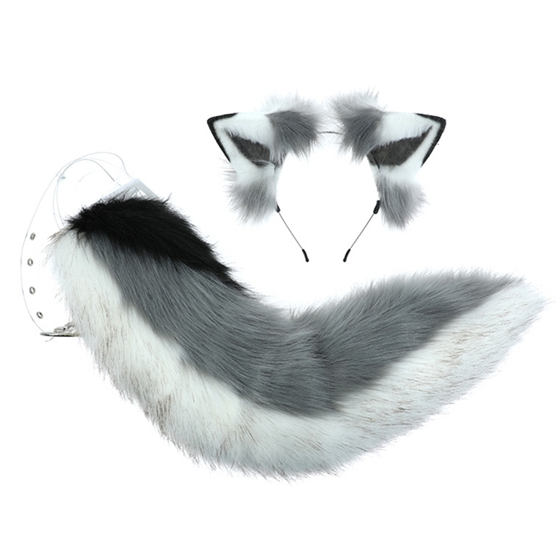 Headwear Hair Accessories Creative Simulation Animal Cosplay Props Husky Dog Ears Headband Plush Tail Set for Halloween Christmas 230512, C-3-80cm
Headwear Hair Accessories Creative Simulation Animal Cosplay Props Husky Dog Ears Headband Plush Tail Set for Halloween Christmas 230512, C-3-80cm