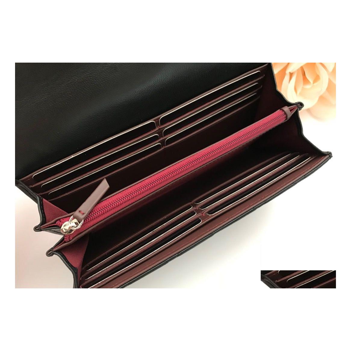 Wallets Brand Luxury Designer Fashion High Quality Ladies Shoder Bag Clutch Caviar Lambskin Wallet Drop Delivery Bags Lage Accessori Dhiuc, Black caviar golden buckle
Wallets Brand Luxury Designer Fashion High Quality Ladies Shoder Bag Clutch Caviar Lambskin Wallet Drop Delivery Bags Lage Accessori Dhiuc, Black caviar golden buckle