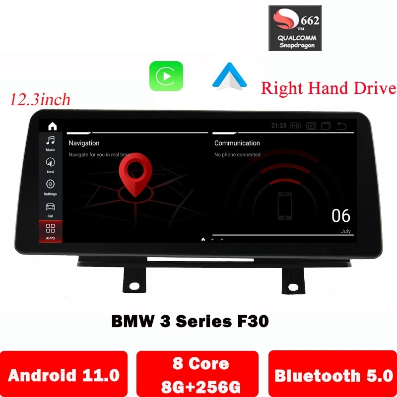 12.3'' Android 11 Car Multimedia Player For BMW F30/F31/F32/F33 NBT RHD Autoradio GPS Navigation 4G LTE Carplay Stereo
12.3'' Android 11 Car Multimedia Player For BMW F30/F31/F32/F33 NBT RHD Autoradio GPS Navigation 4G LTE Carplay Stereo