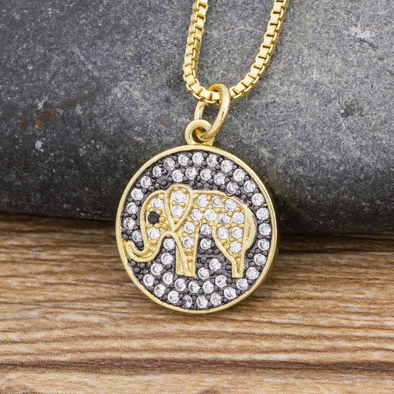 Chains AIBEF Geometric Round Elephant Animal Crystal Pendant Necklace Gold Color Copper Cubic Zircon Choker For Women Jewelry
Chains AIBEF Geometric Round Elephant Animal Crystal Pendant Necklace Gold Color Copper Cubic Zircon Choker For Women Jewelry