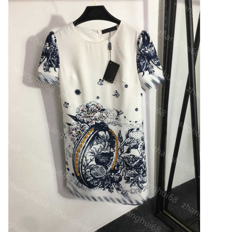 23ss womens designer clothing women dresses summer Dress Nail drill printed crewneck short-sleeved dress High quality womens clothing a1
23ss womens designer clothing women dresses summer Dress Nail drill printed crewneck short-sleeved dress High quality womens clothing a1