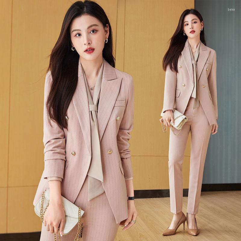 Women's Two Piece Pants Spring Autumn Women's 2 Pieces Outfits V Neck Button Long Sleeve Blazer And Pant Business Casual Suits Set, Fense
Women's Two Piece Pants Spring Autumn Women's 2 Pieces Outfits V Neck Button Long Sleeve Blazer And Pant Business Casual Suits Set, Fense