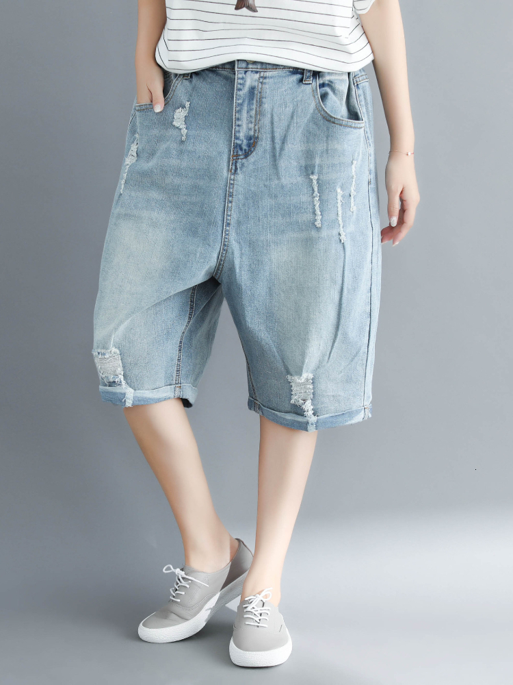 Women's Pants s Summer Fivepoint Jeans Loose Thin Ripped Elastic Waist Denim Jogger High Waisted Fashion Clothes 230512, Light blue
Women's Pants s Summer Fivepoint Jeans Loose Thin Ripped Elastic Waist Denim Jogger High Waisted Fashion Clothes 230512, Light blue