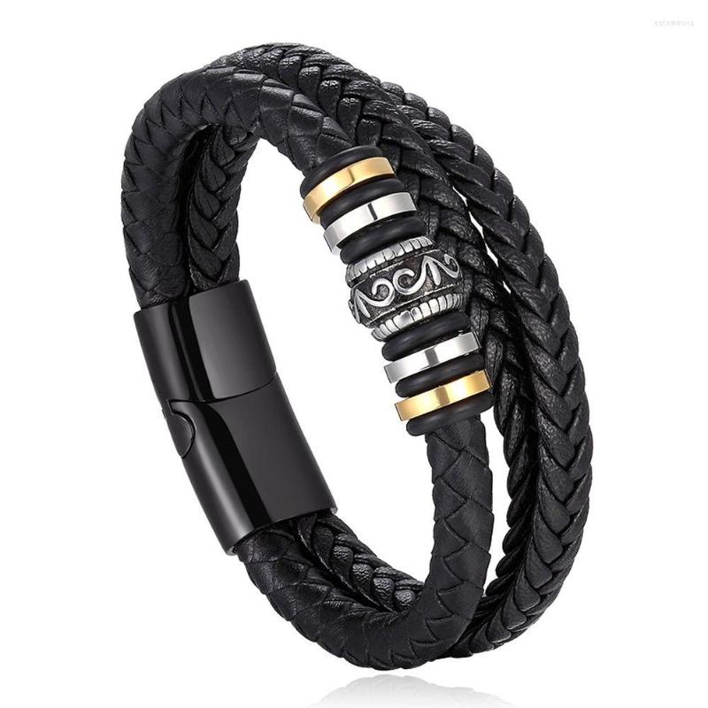Charm Bracelets 2023 Halloween Love Church Leather Handmade Woven Multilayer Men's Bracelet Vintage Stainless Steel
Charm Bracelets 2023 Halloween Love Church Leather Handmade Woven Multilayer Men's Bracelet Vintage Stainless Steel