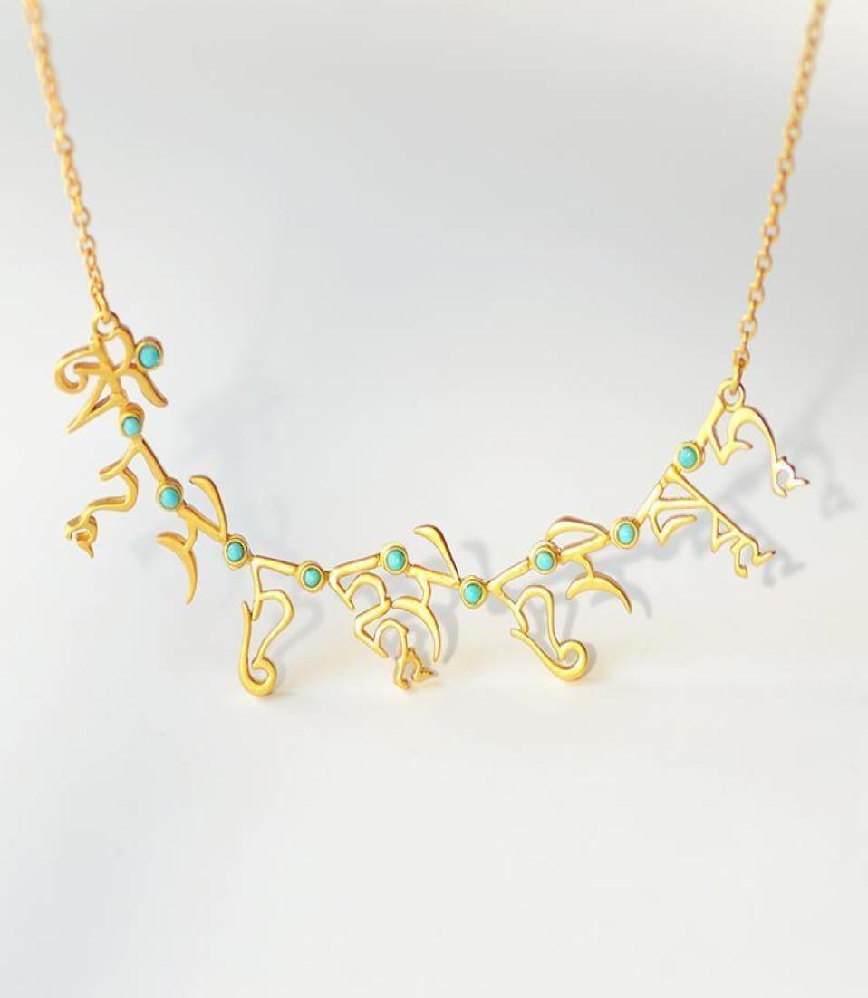 Chains Green Tara Heart Mantra Seed Necklace Turquoise Thick Ancient Method Frosted Plated Pendant Set Chain Jewelry Accessories7768020
Chains Green Tara Heart Mantra Seed Necklace Turquoise Thick Ancient Method Frosted Plated Pendant Set Chain Jewelry Accessories7768020