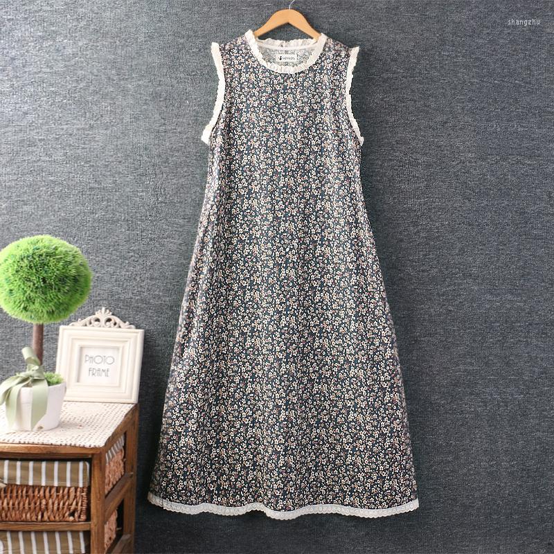 Casual Dresses Summer Sweet Japanese Style Small Fresh Floral Dress Women Round Neck Sleeveless Midi Z3695, No.1
Casual Dresses Summer Sweet Japanese Style Small Fresh Floral Dress Women Round Neck Sleeveless Midi Z3695, No.1