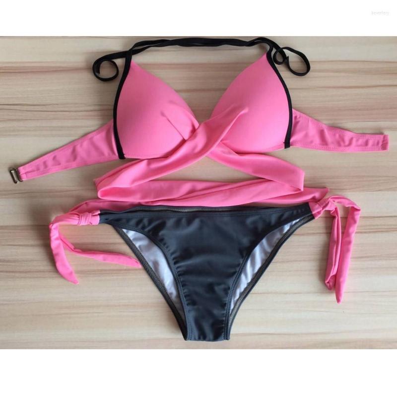 Women' Swimwear Push-up Padded Bra Swimsuit Bathing Sexy Women Plus Size Bikini Set Conjunto De, Hot pink
Women' Swimwear Push-up Padded Bra Swimsuit Bathing Sexy Women Plus Size Bikini Set Conjunto De, Hot pink
