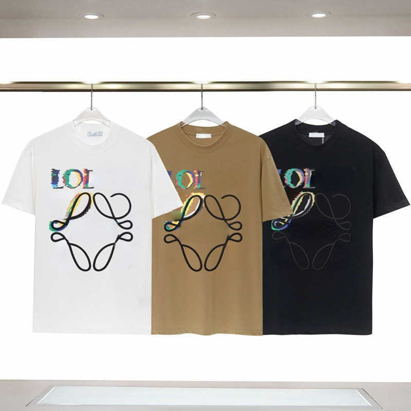 Luxury brand sweatshirt men women loe designer t shirt round neck tee 3d embroidery t shirts fashion short sleeved tshirt pullover breathable cotton tshirts, White
Luxury brand sweatshirt men women loe designer t shirt round neck tee 3d embroidery t shirts fashion short sleeved tshirt pullover breathable cotton tshirts, White
