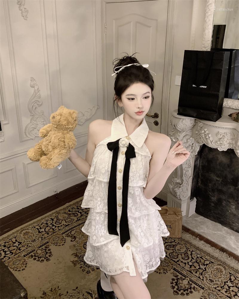 Casual Dresses Temperament Sleeveless Princess Lace Cake Dress Mini Vestido Feminino Women Clothing Robe Birthday Loose Party Chic, Beige
Casual Dresses Temperament Sleeveless Princess Lace Cake Dress Mini Vestido Feminino Women Clothing Robe Birthday Loose Party Chic, Beige