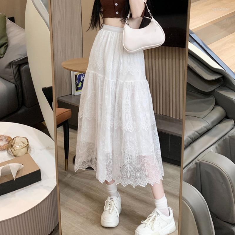Skirts Summer 2023 Korean Version Of French Lace High Waist Thin Fairy Temperament In The Long Skirt Pleated, Black
Skirts Summer 2023 Korean Version Of French Lace High Waist Thin Fairy Temperament In The Long Skirt Pleated, Black