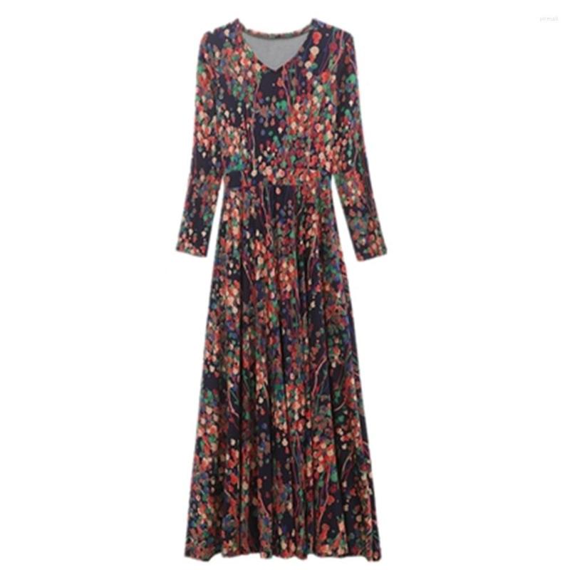 Casual Dresses 5XL Spring Autumn Women's Long Dress Vintage Print Female Floral Trendy Lady Clothing Sleeve Vestido
Casual Dresses 5XL Spring Autumn Women's Long Dress Vintage Print Female Floral Trendy Lady Clothing Sleeve Vestido