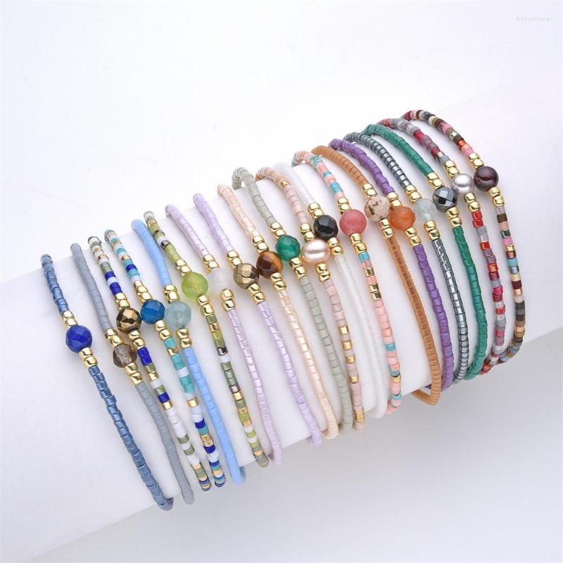 Strand KKBEAD Multicolor Dainty Bracelet For Women In Miyuki Delica Beads Bracelets Natural Stone Adjustable Rope Pulseiras Jewelry
Strand KKBEAD Multicolor Dainty Bracelet For Women In Miyuki Delica Beads Bracelets Natural Stone Adjustable Rope Pulseiras Jewelry