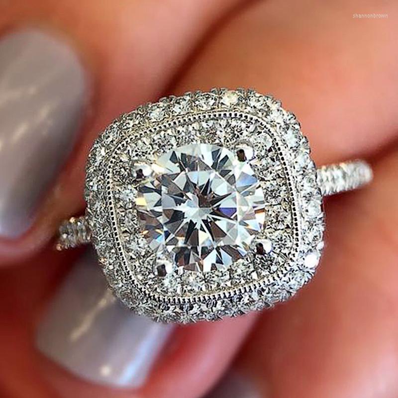 Cluster Rings Vintage Zircon Finger Ring White Gold Filled Wedding Band For Women Bridal Promise Engagement Jewelry Birthday Gift
Cluster Rings Vintage Zircon Finger Ring White Gold Filled Wedding Band For Women Bridal Promise Engagement Jewelry Birthday Gift