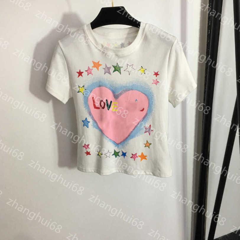 23ss t shirt womens designer clothing Womens T-Shirt tee Round neck Pure cotton Pentagram Love Letter Print Slim Short Sleeve T-shirt High quality womens clothes a1
23ss t shirt womens designer clothing Womens T-Shirt tee Round neck Pure cotton Pentagram Love Letter Print Slim Short Sleeve T-shirt High quality womens clothes a1