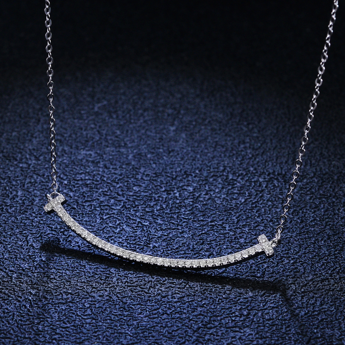 Necklace For Women Moissanite Diamond 1ct Smile Design 925 Sterling Silver Necklace Pendant Clavicle Chain Jewelry Accessories
Necklace For Women Moissanite Diamond 1ct Smile Design 925 Sterling Silver Necklace Pendant Clavicle Chain Jewelry Accessories